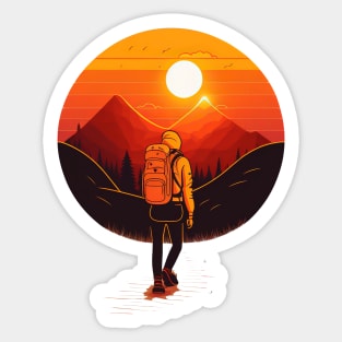 Yolo - Hiking 2 Sticker